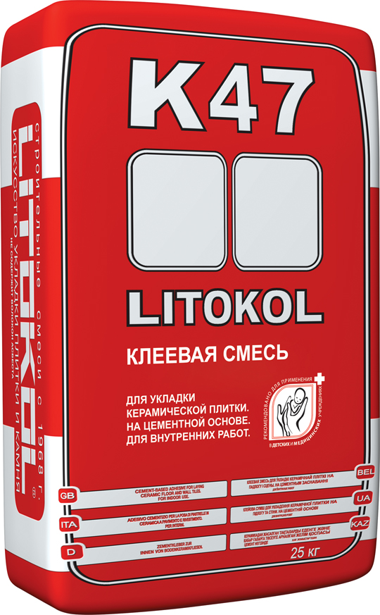 Клеевая смесь Litokol K47 25кг.