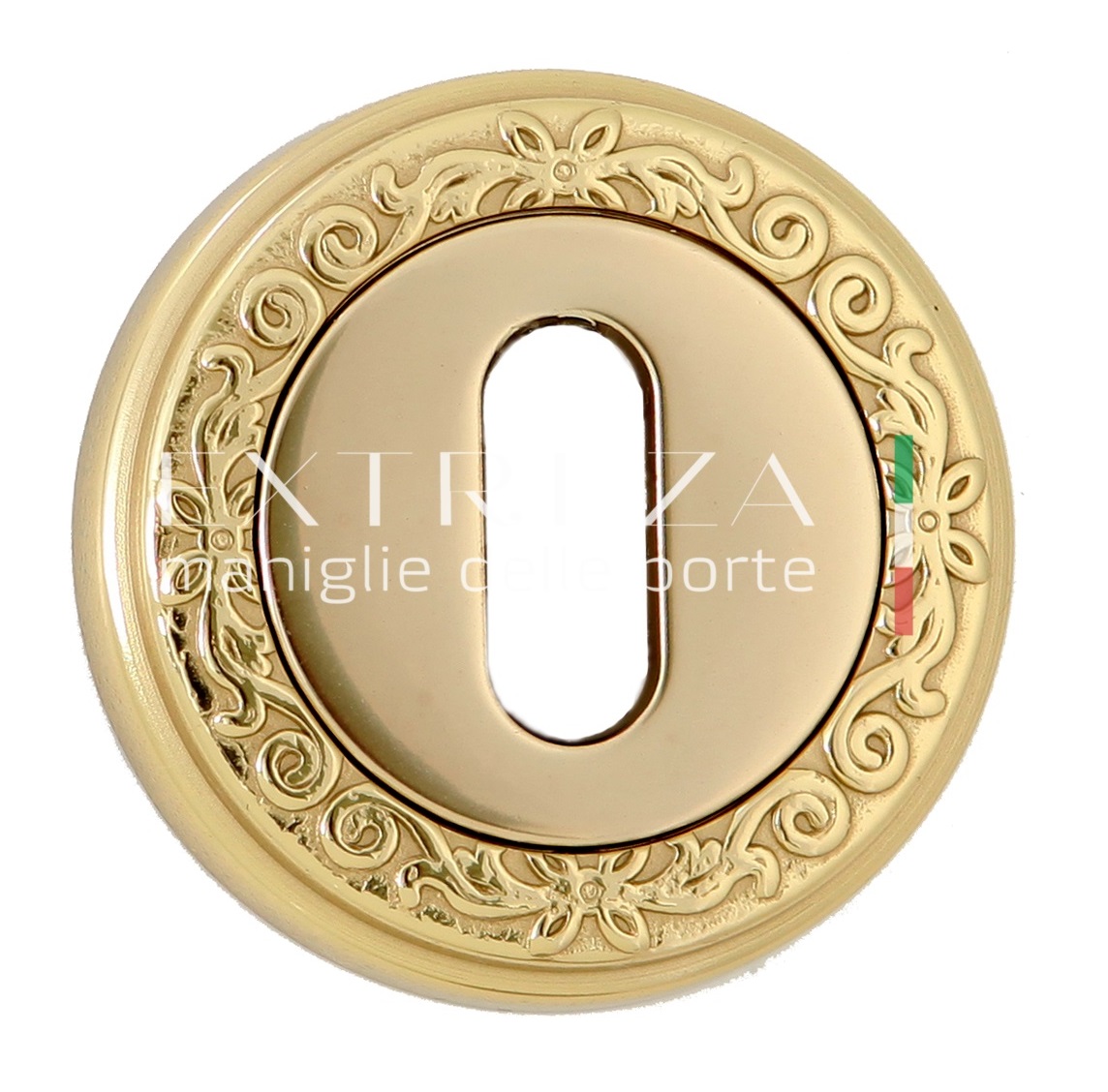 Накладка под ключ буратино дверная Extreza KEY R06 полированное золото F01
