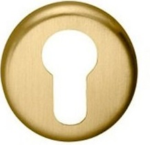 Накладка под ключ буратино на круглом основании Colombo CD1043G-OM матовое золото