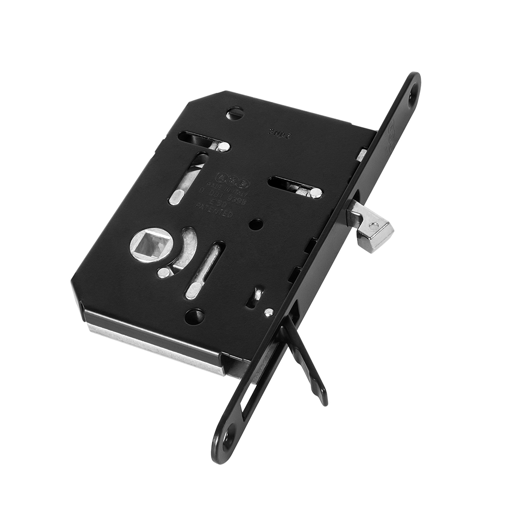 B08981.50.93 Защелка врезная WC для раздвижных дверей (черный) SCIVOLA TRE B08981.50.93 Защелка врезная WC для раздвижных дверей (черный) SCIVOLA TRE