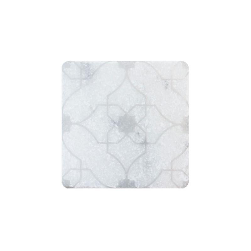 Керамогранит Stone4Home Турецкий Мрамор White Marble Motif №7 декор 10х10