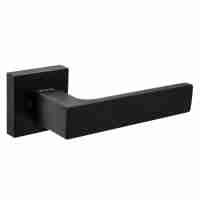 Комплект на 3 двери - Ручка Fuaro (Фуаро) раздельная K.DM51.Straight (Straight DM) BL-24 черный