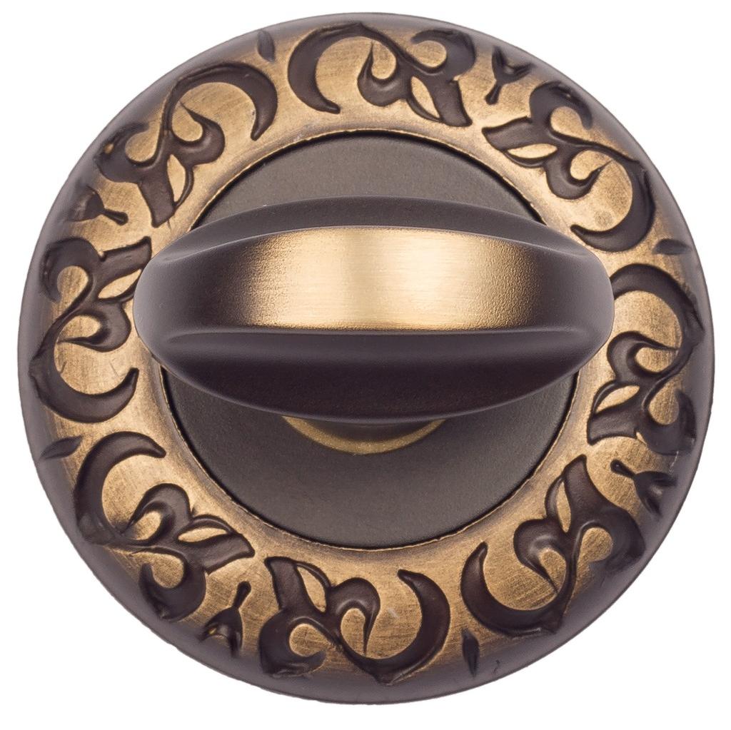 Завертка дверная сантехническая Venezia WC-2 D4 темная бронза