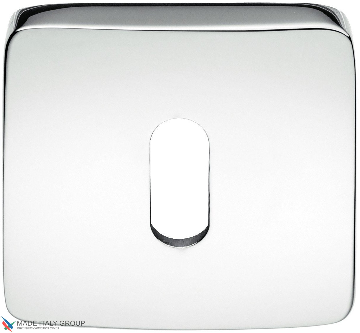 Накладка под ключ на квадратном основании Colombo PT13BB-CR полированный хром