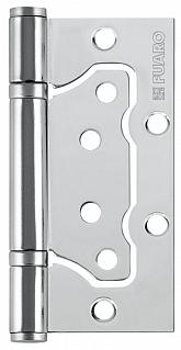 Петля дверная накладная без врезки (бабочка) Fuaro 500-2BB 100x2,5 CP хром