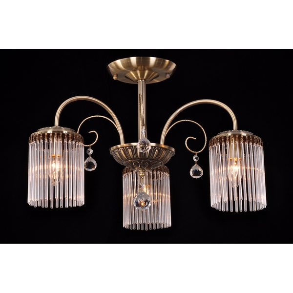 Потолочная люстра Natali Kovaltseva Olbia OLBIA 11397/3C ANTIQUE