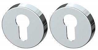 Накладка дверная с круглым основанием под цилиндр Armadillo Urban Cylinder ET URB CP-8 хром