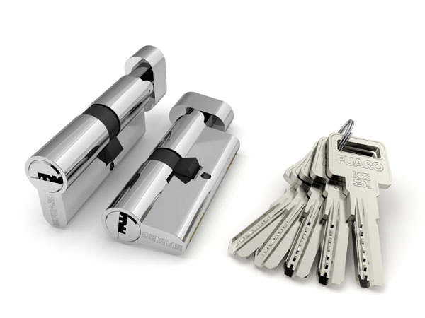 Цилиндровый механизм с вертушкой Fuaro R602/70 mm (30+10+30) CP хром 5 кл.