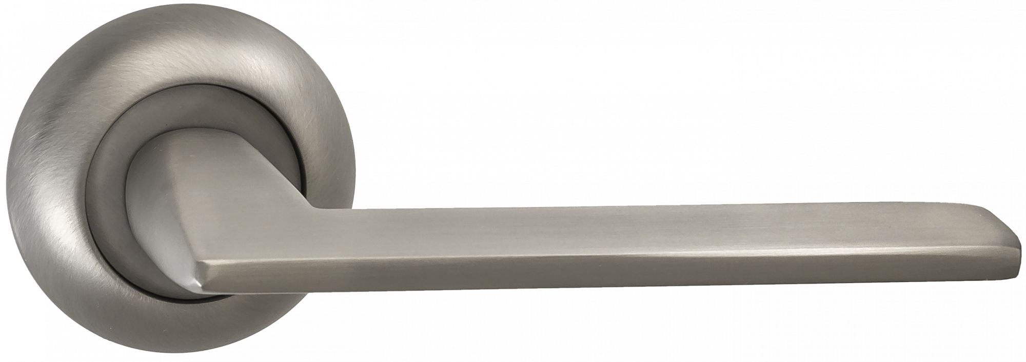 Ручки дверные RENZ INDH 313-08 MSN Летиция никель супер матовый