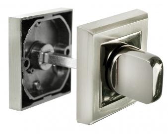 Завертка дверная сантехническая Morelli MH-WC-S SN/BN никель/черный никель