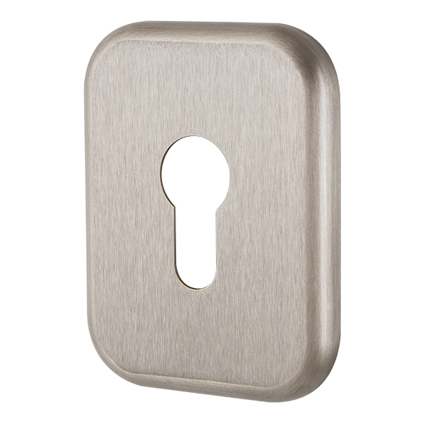 Квадратная накладка на цилиндр Armadillo ET-DEC SQ (ATC Protector 1) SN-3 мат.никель