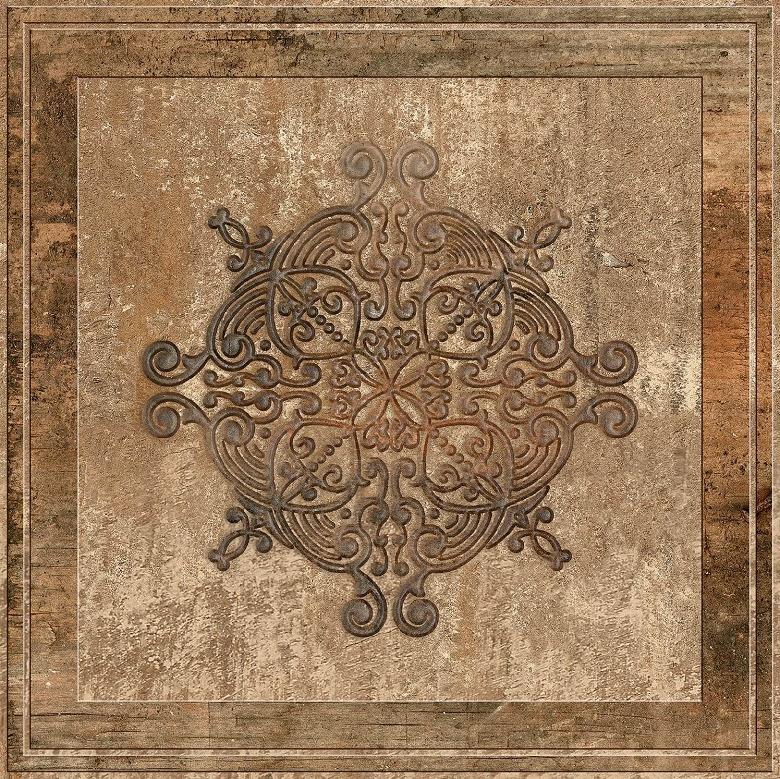 Керамогранит Absolut keramika Newcastle Decor Brown вид 6 из микса декор 45х45