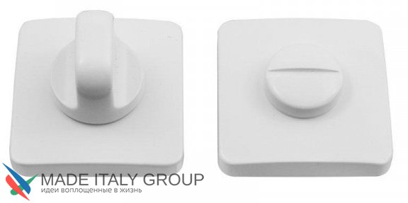 Фиксатор поворотный на квадратном основании COLOMBO PT19BZG6-BI белый