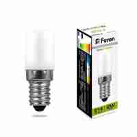 Лампа светодиодная Feron E14 2W 4000K Цилиндр Матовая LB-10 25897