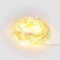 Светодиодная гирлянда Uniel Роса теплый белый ULD-S1000-100/SCB/3AA Warm White IP20 Dew UL-00005482