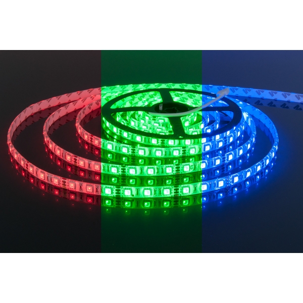 Светодиодная лента Elektrostandard 60Led 14,4W IP65 мульти (5050 12V 60Led 14,4W IP65 RGB)