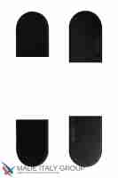 Колпачки для петель К7000, COVER NR, (4 шт.) цвет ЧЕРНЫЙ