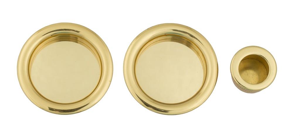 Ручки купе для раздвижных дверей Venezia U199 пара полированная латунь