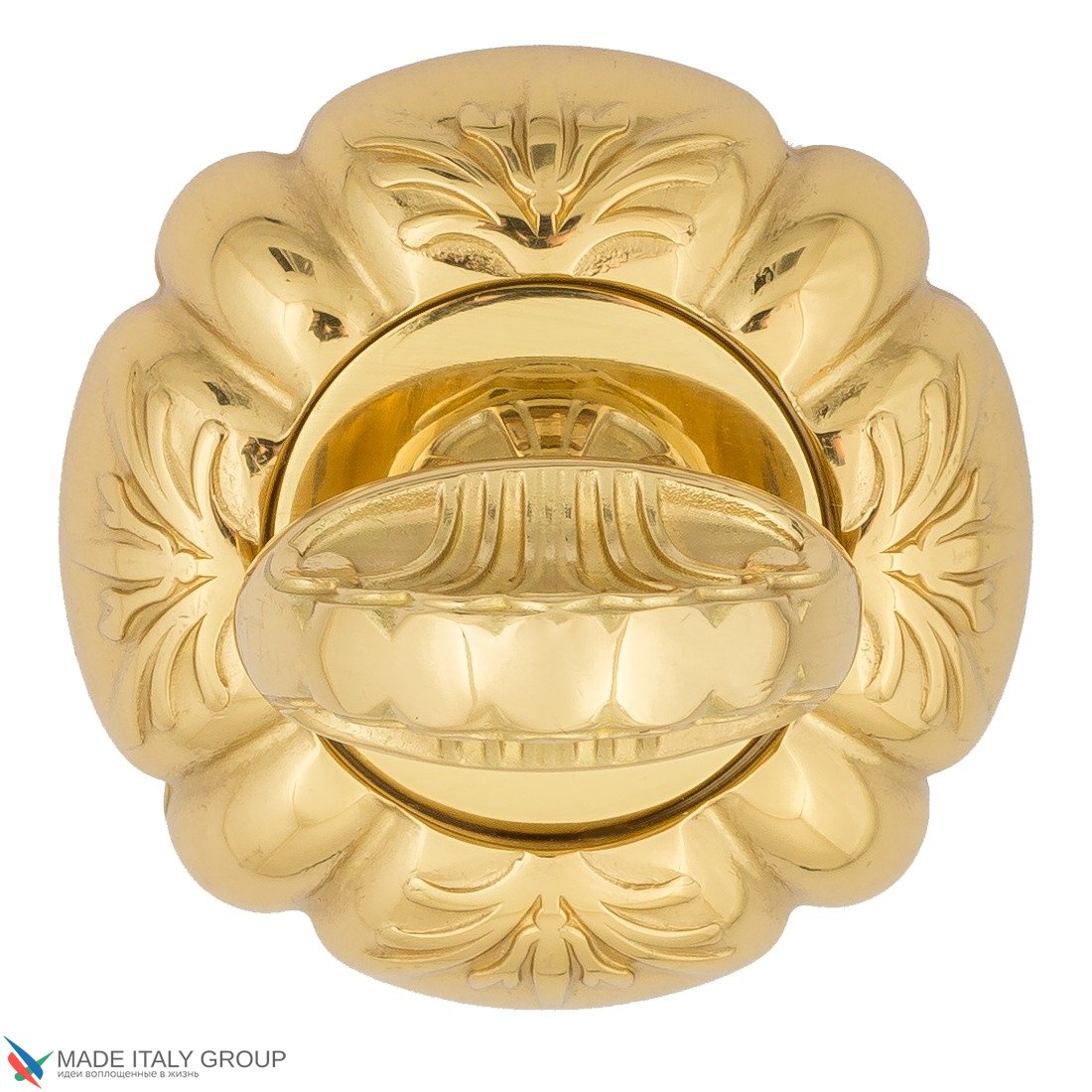 Фиксатор поворотный Venezia WC-4 D5 полированная латунь