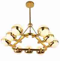 Подвесная люстра Lumina Deco Optimus LDP 6038-9 GD