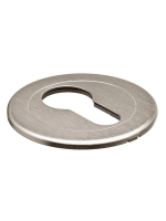 Накладка на замок Morelli Luxury LUX-KH NIS круглая под евроцилиндр, цвет матовый никель