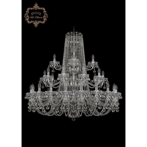 Люстра подвесная Art Classic 11.26.20+10+5.400.3d.Cr.B