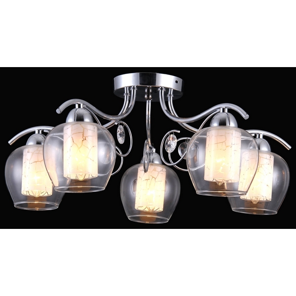 Люстра потолочная Natali Kovaltseva 75020-5C CHROME