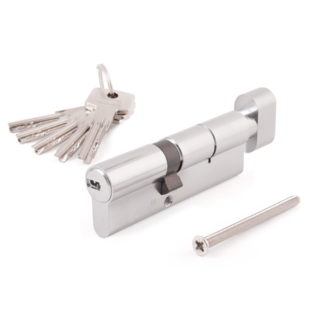 Цилиндр для замка ключ / ключ ABUS KD6N Z50/K60KD W/5 LONG KEY никель