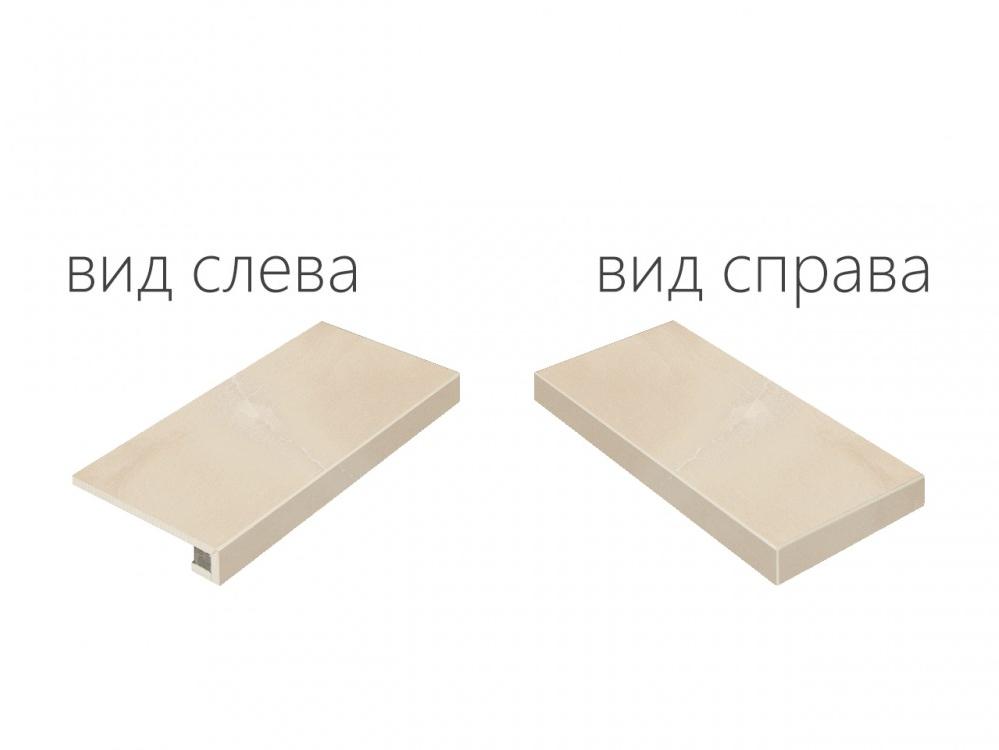 Керамогранит Italon Charme Evo Floor Project Эво Оникс угл правая натур. рет. ступень 33х60