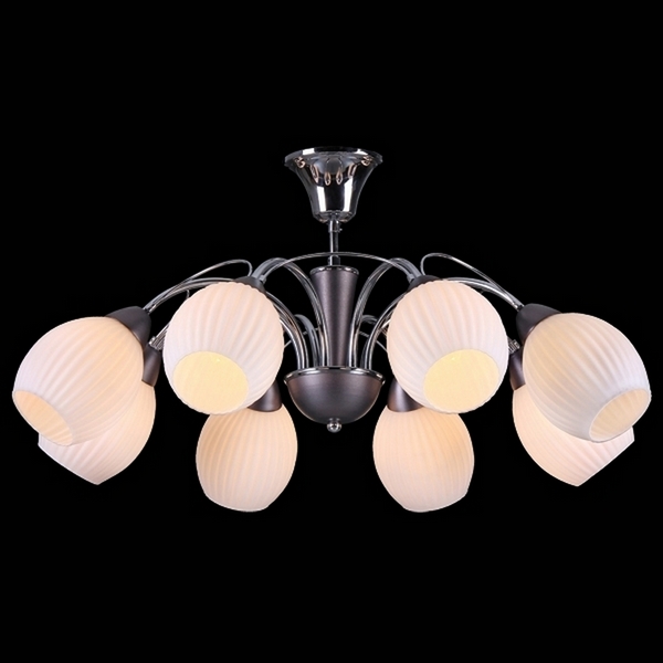 Потолочная люстра Natali Kovaltseva Savona SAVONA 11402/8C CHROME, GREY