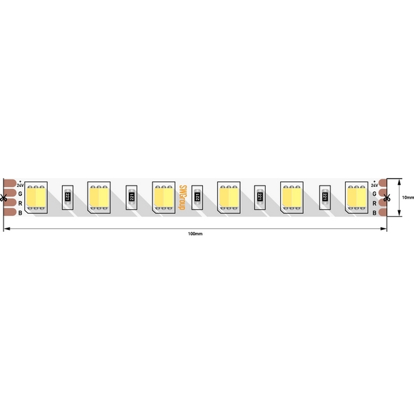 Светодиодная лента SWG SWG560 SWG560-24-14.4-WWW-20