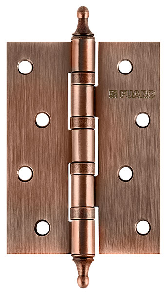 Петля универсальная Fuaro 4BB/A/BL 100x75x2,5 АС (медь) БЛИСТЕР