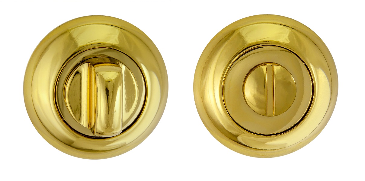 Завертка к ручкам RENZ INBK 08 DGP BIG, зол. блест. темн.