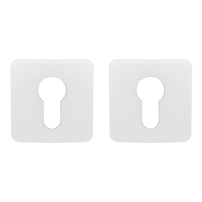 Накладка под цилиндр на квадр. основании Colombo PT 13 BI матовый белый кл RoboquattroS