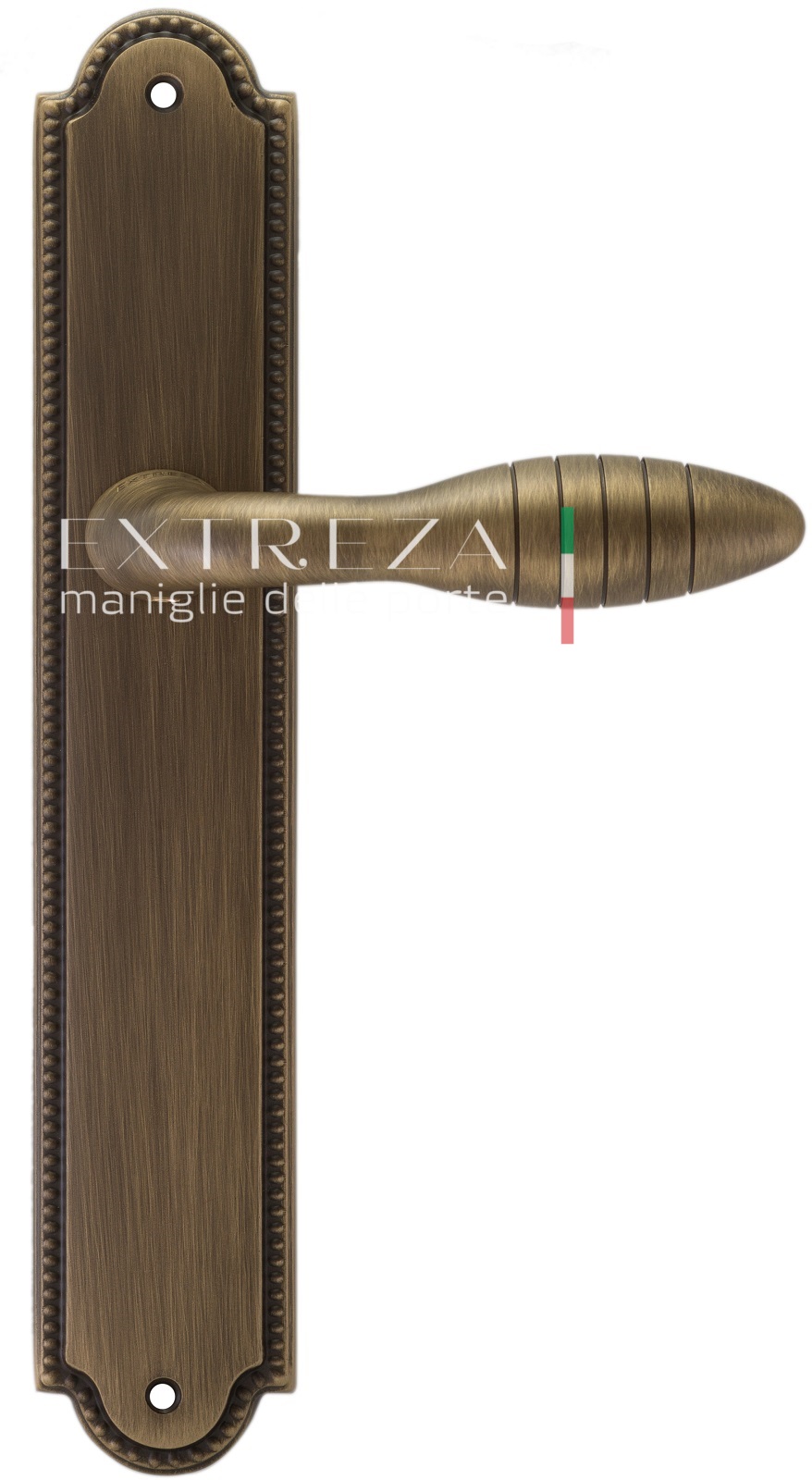 Ручка дверная Extreza MIREL (Мирель) 316 на планке PL03 PASS матовая бронза F03