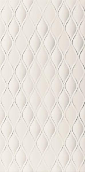 Плитка керамическая Marca Corona 4D Drop White Matt Rett настенная 40х80