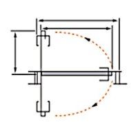 Ось для рото системы SWING Morelli Innovation высота двери 2000мм SWING ROD 201.6