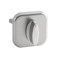 Завертка (поворотник) без ответной части (Фуаро) BKW8x75.K.TRD62 SSC-16 сатинированный хром ПЛАСТИК