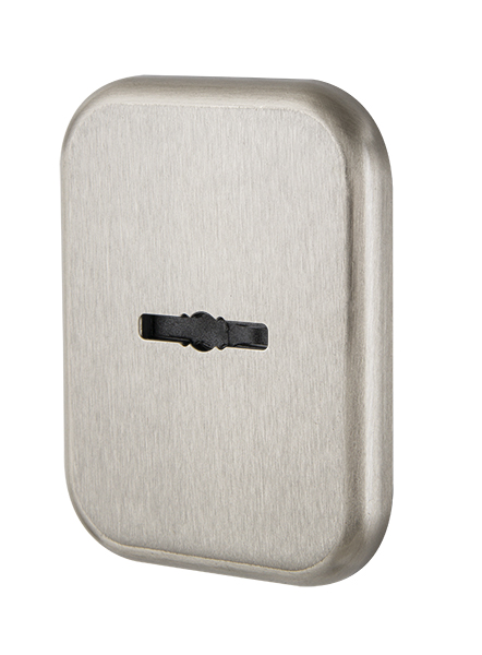 Накладка квадратная на сув замок со шторкой Armadillo PS-DEC SQ CT (ATC Protector 1) SN-3 мат.никель