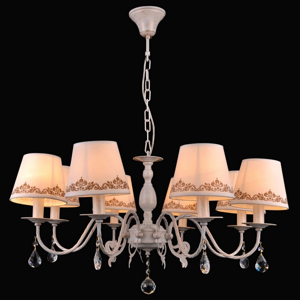 Люстра подвесная Natali Kovaltseva Biarritz 70038-8C IVORY GOLD