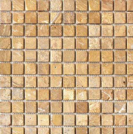 Мозаика Colori Viva Natural Stone CV20013 Mos.Nat. Golden Travertin 25x25 30,5х30,5