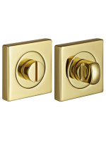 Завертка сантехническая Morelli Luxury LUX-WC-S2 OTL на квадратной розетке цвет золото