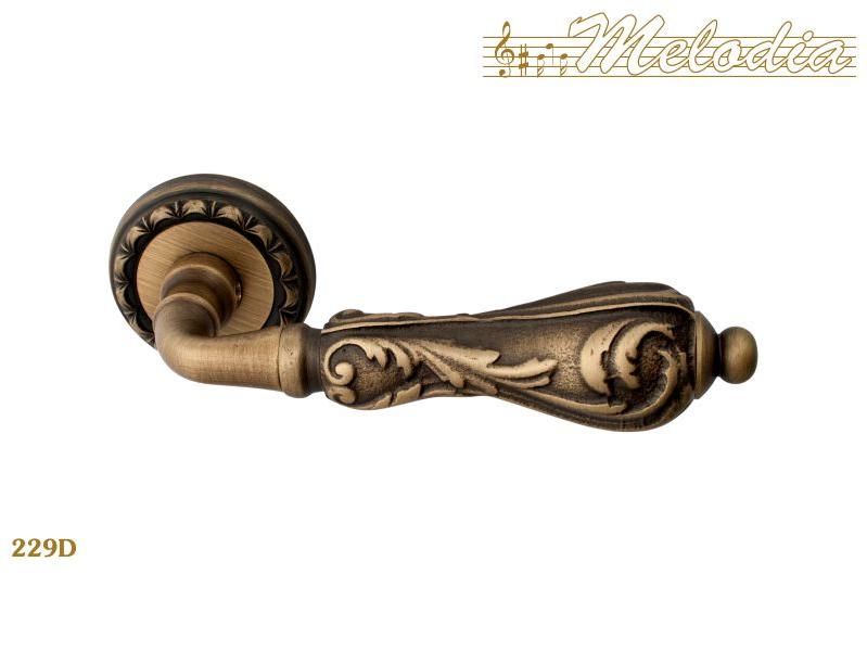 Ручка дверная межкомнатная Melodia 50D Libra 229D Матовая бронза