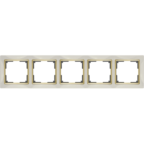 Рамка Werkel Слоновая Кость,Золото WL03-Frame-05-ivory-GD