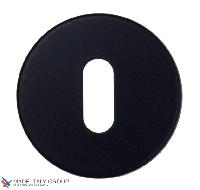 Накладка под ключ буратино на круглом основании Fratelli Cattini KEY 7FS-NM матовый черный 2 шт.