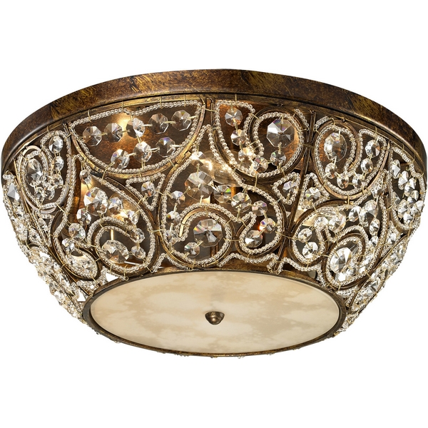 Светильник потолочный круглый N-Light 6245/6 spanish bronze