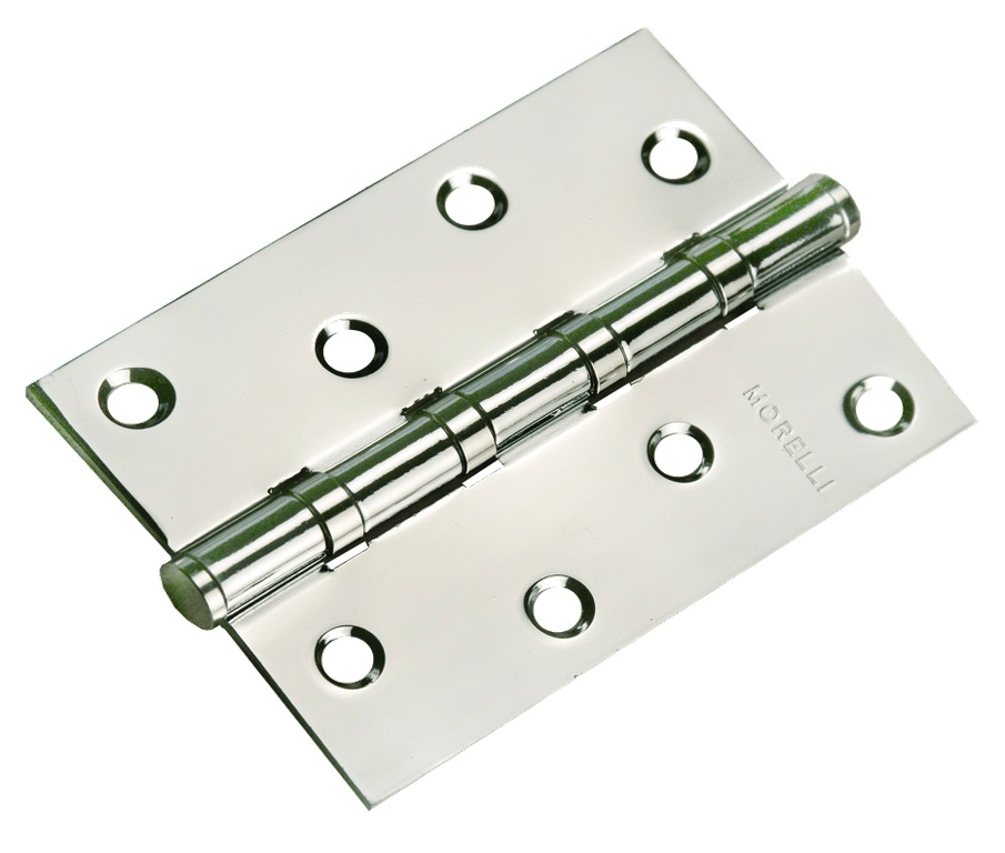 Петля дверная универсальная стальная с 4-мя подшипниками Morelli MS 100X70X2.5-4BB SC матовый хром
