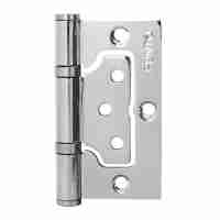 Комплект 10 шт. - Петля Punto (Пунто) универсальная без врезки IN3200W-HD CP (200-2B/HD 75x2,5) хром