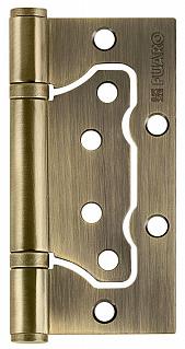 Петля дверная накладная без врезки (бабочка) Fuaro 500-2BB 100x2,5 AB бронза
