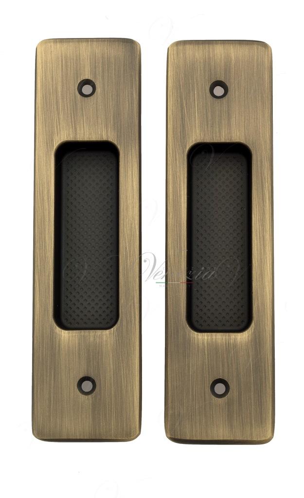 Ручки купе для раздвижных дверей Venezia U177 пара матовая бронза